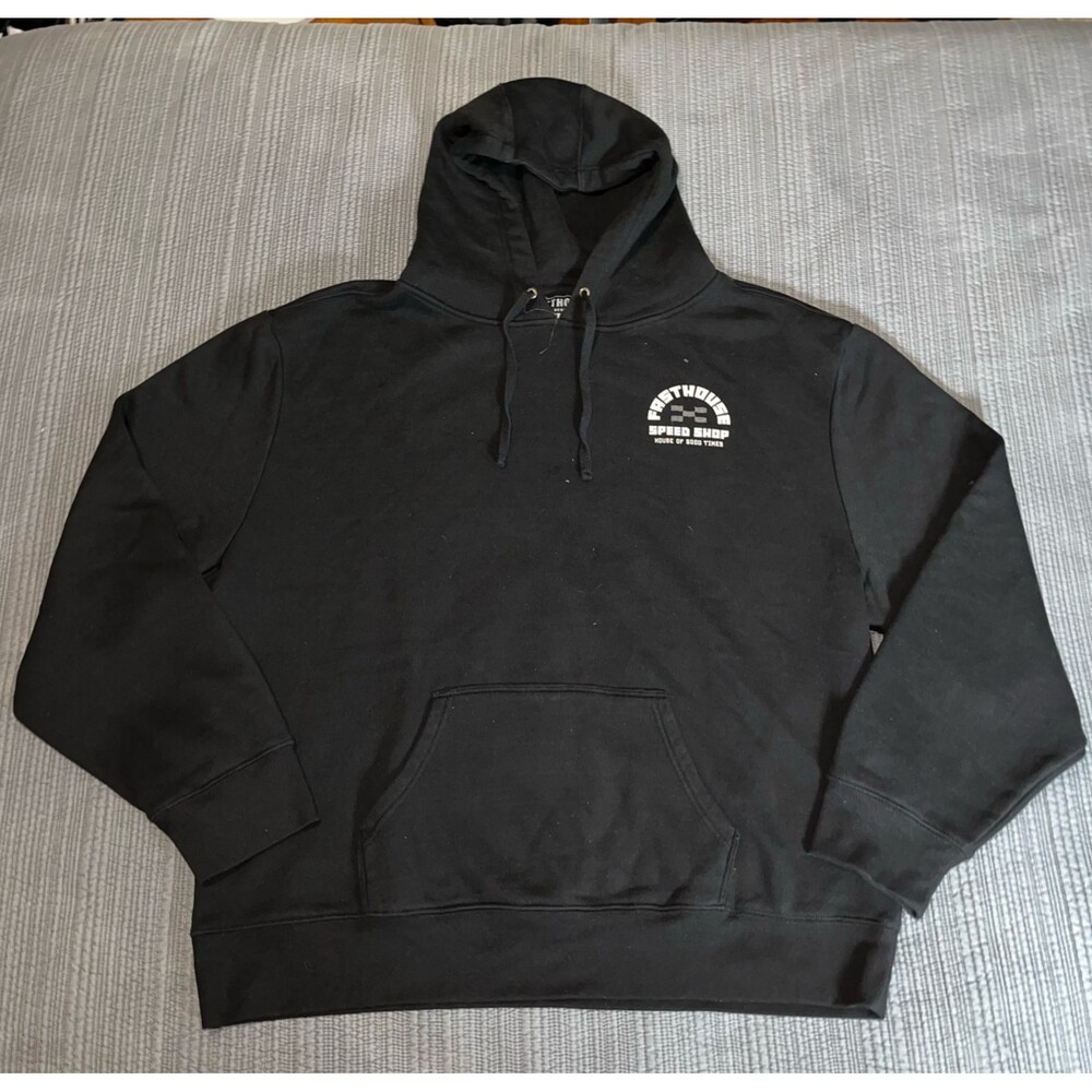 Fasthouse Speed Shop Iron Steed‎ Hoodie Black 3XL Pullover Graphic Moto